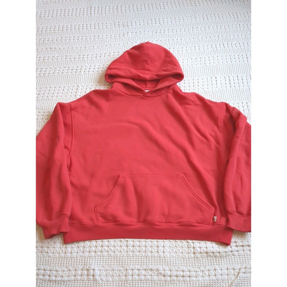 Akimbo Club Hoodie Oversized Size Medium Pullover Women's Red Orange